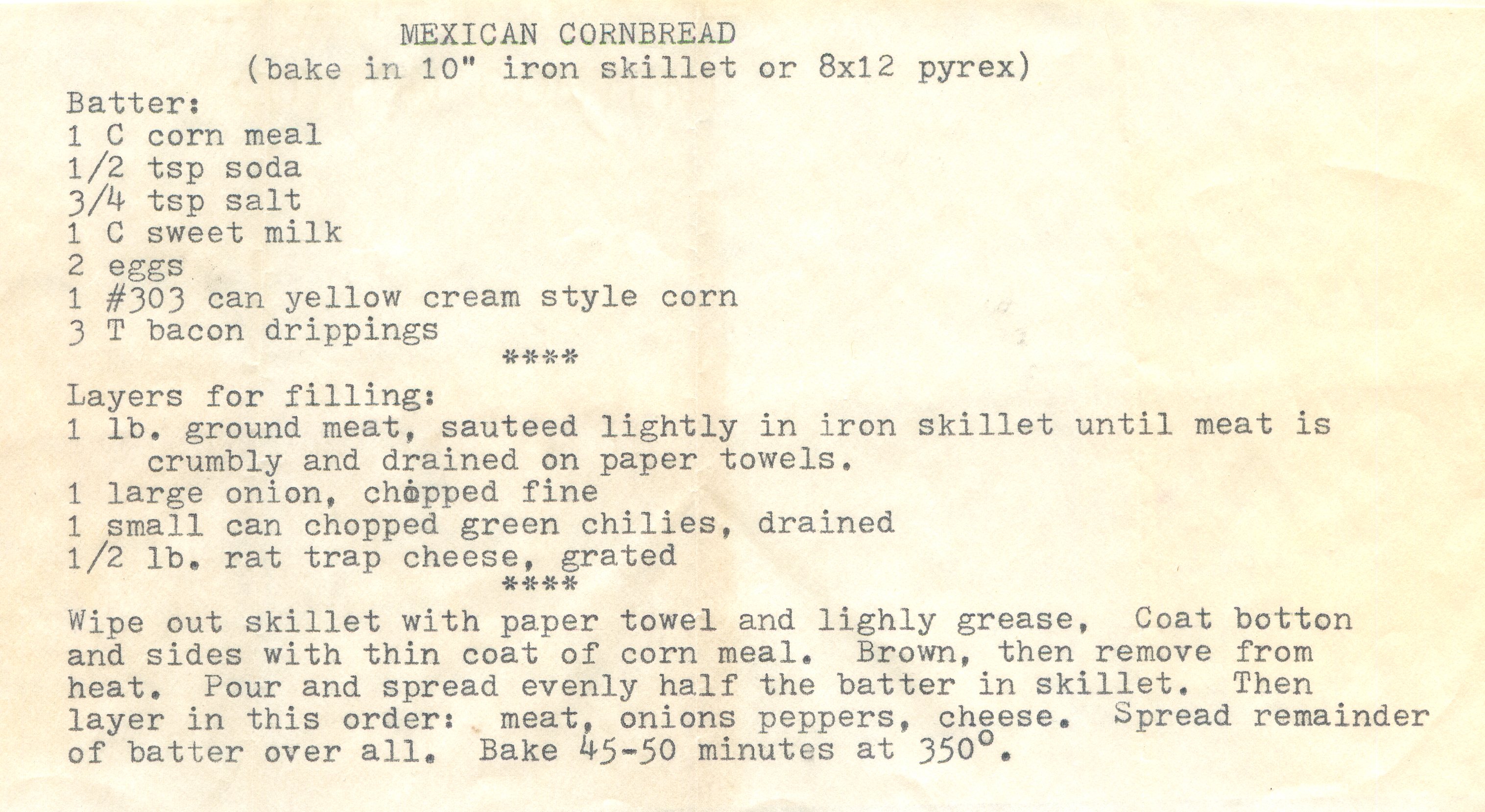 Mexican Cornbread