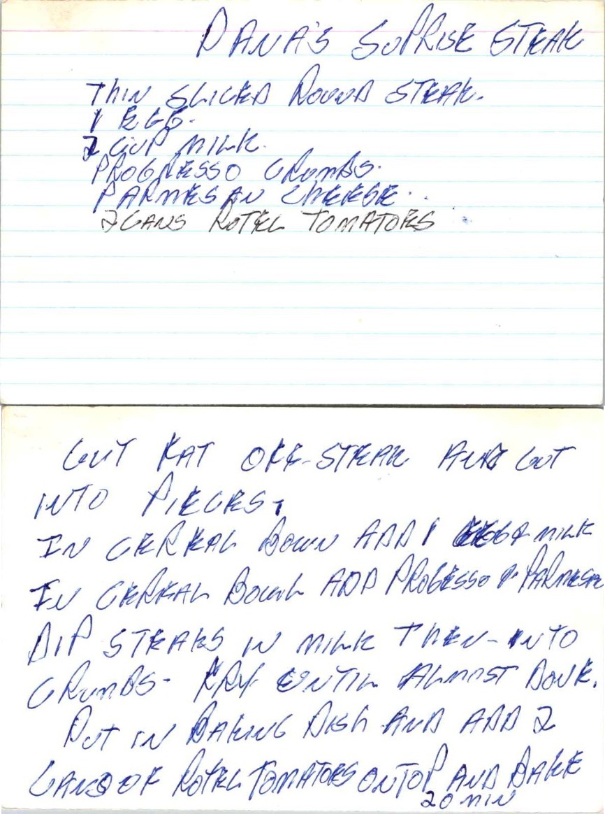 Dana's Surprise Steak