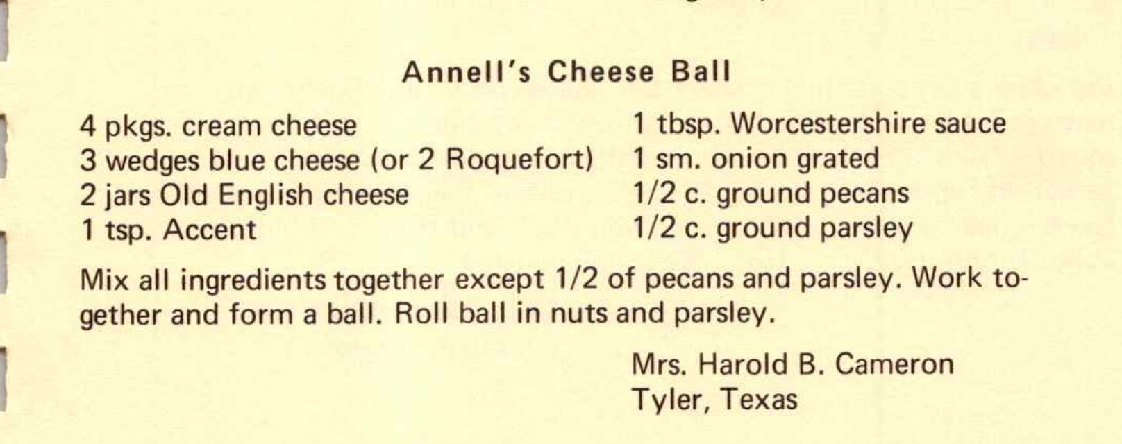 Annell's Cheese Ball