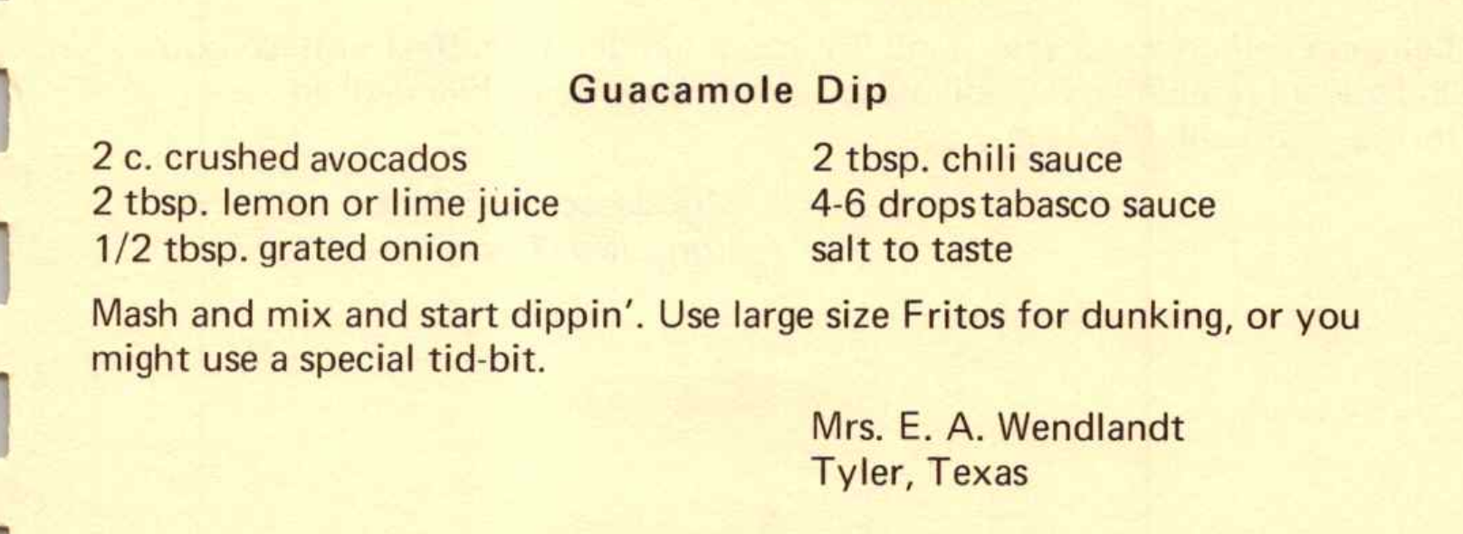 Guacamole Dip