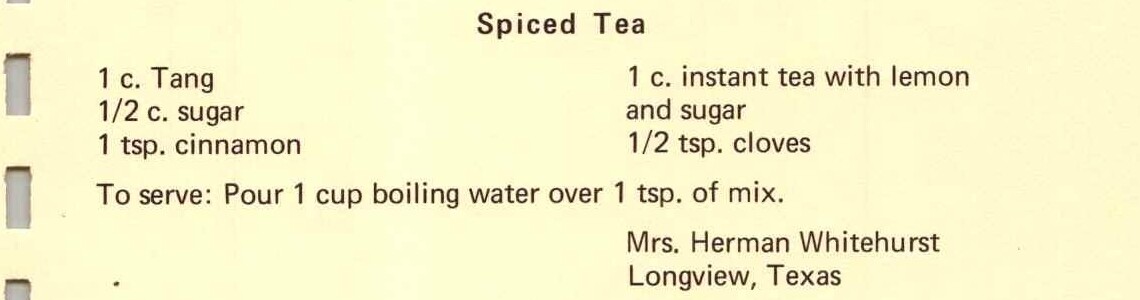 Spiced Tea